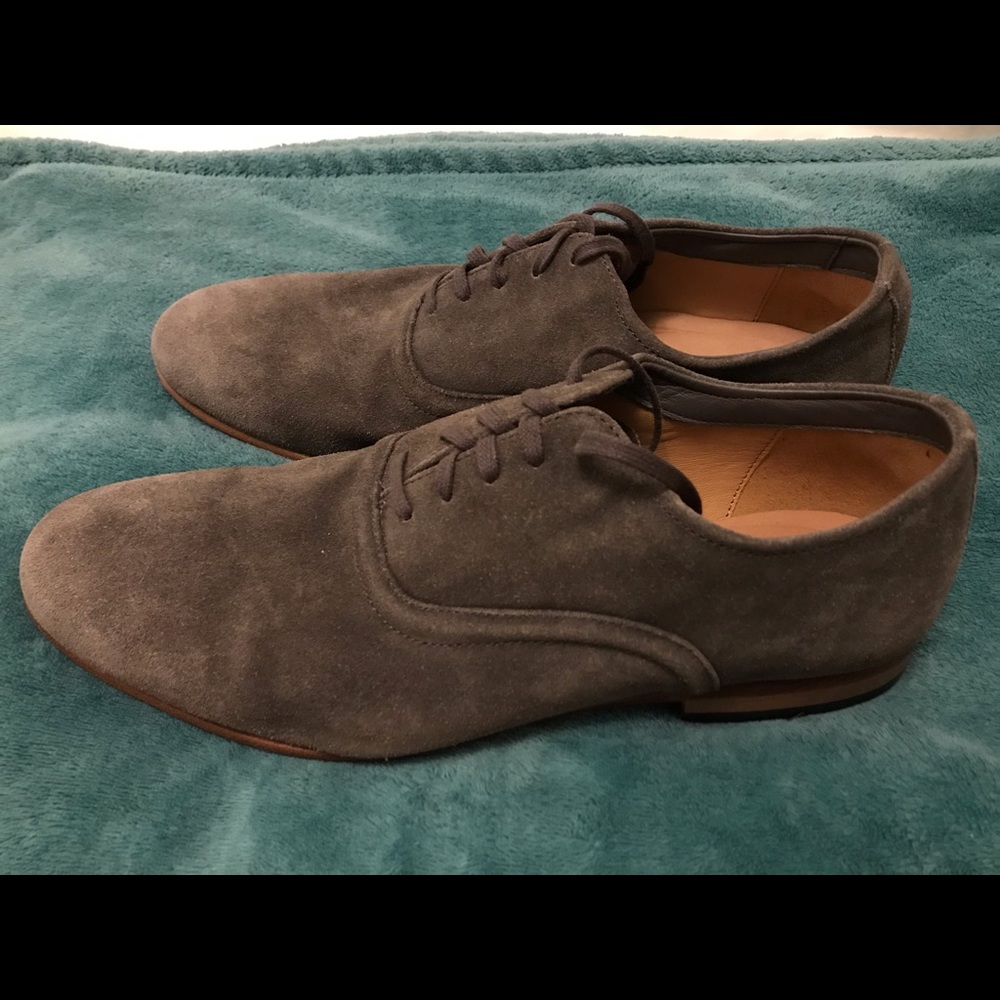 Clarks Men’s Shoes Grey Suede